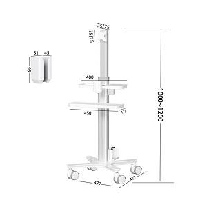 LK-W17 Trolley for Dental Camera & Scanner